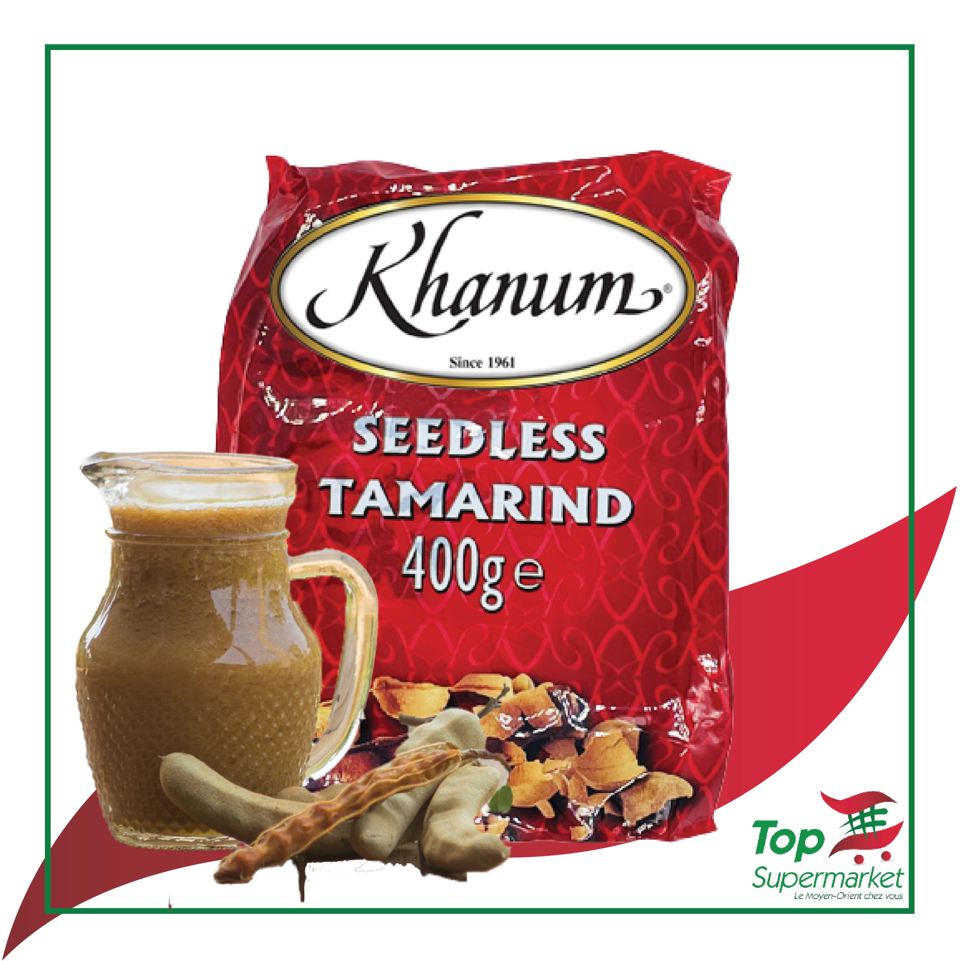 Khanum tamarin sans pépins 400gr